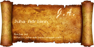 Juha Adrienn névjegykártya